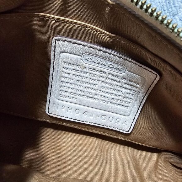 2004 y2k rare white coach c4d8 - Picture 5 of 5